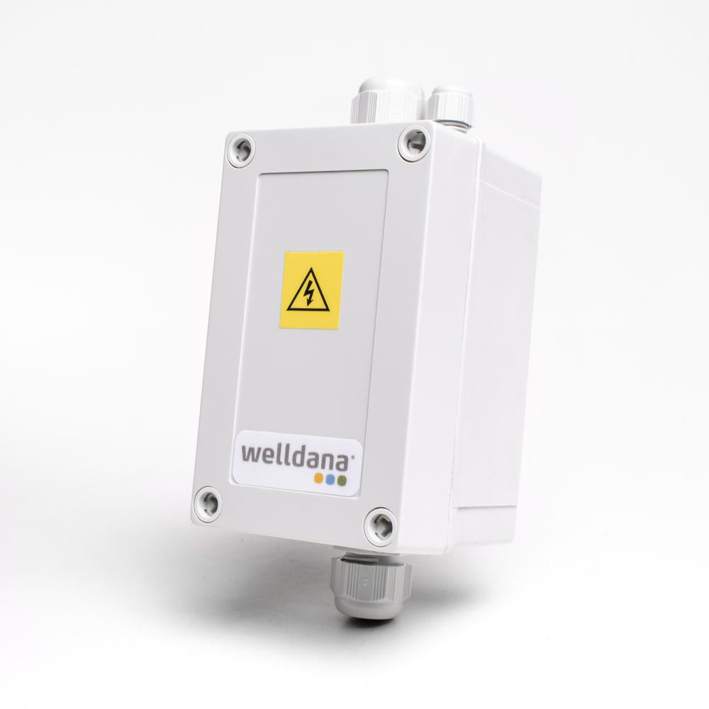 Welldana-kytkentäkotelo enintään 12 kW:n sähkölämmittimille